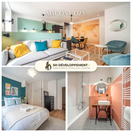 Macon Cozy / Appartement Central 100M² / 8 Pers Bagian luar foto