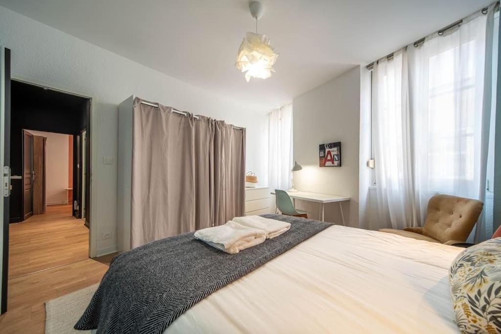 Macon Cozy / Appartement Central 100M² / 8 Pers Bagian luar foto