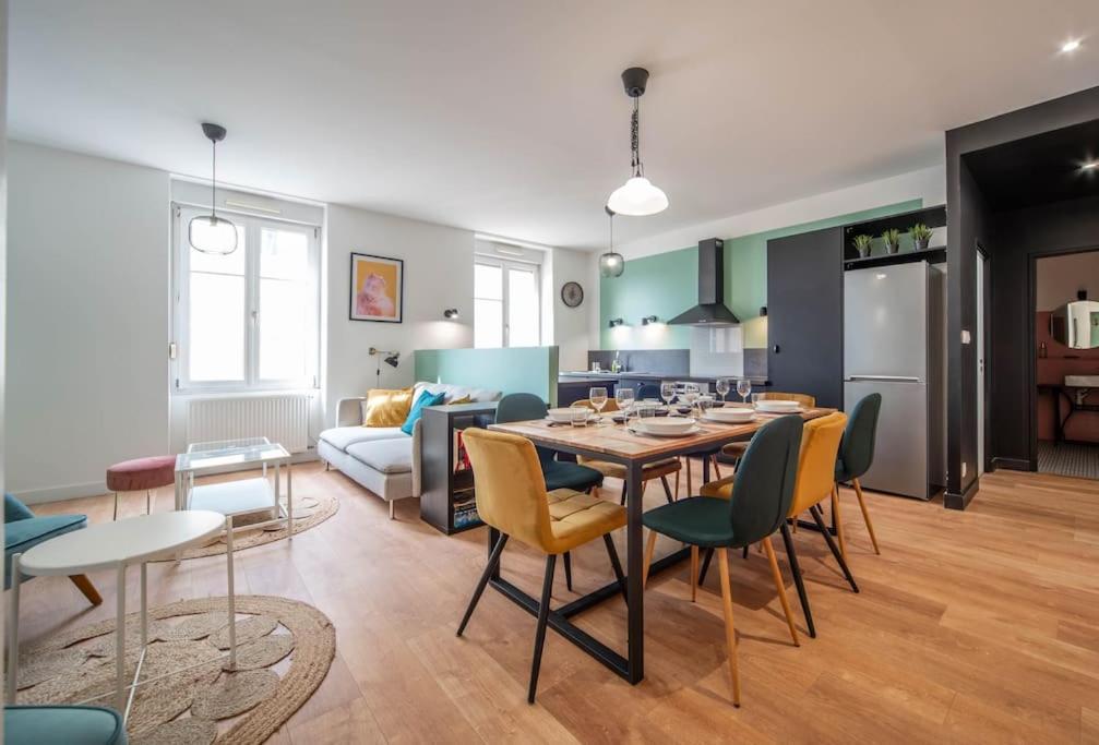 Macon Cozy / Appartement Central 100M² / 8 Pers Bagian luar foto