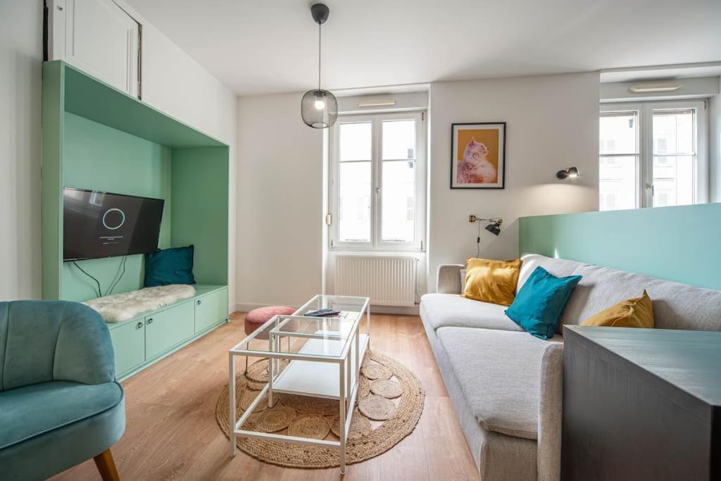 Macon Cozy / Appartement Central 100M² / 8 Pers Bagian luar foto