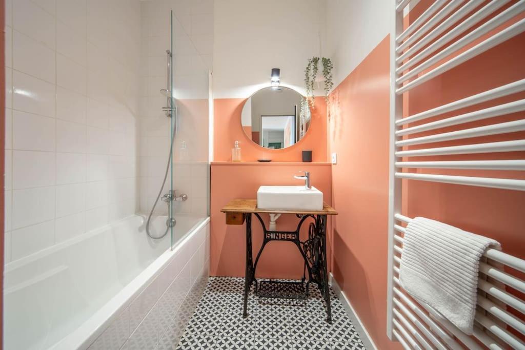 Macon Cozy / Appartement Central 100M² / 8 Pers Bagian luar foto